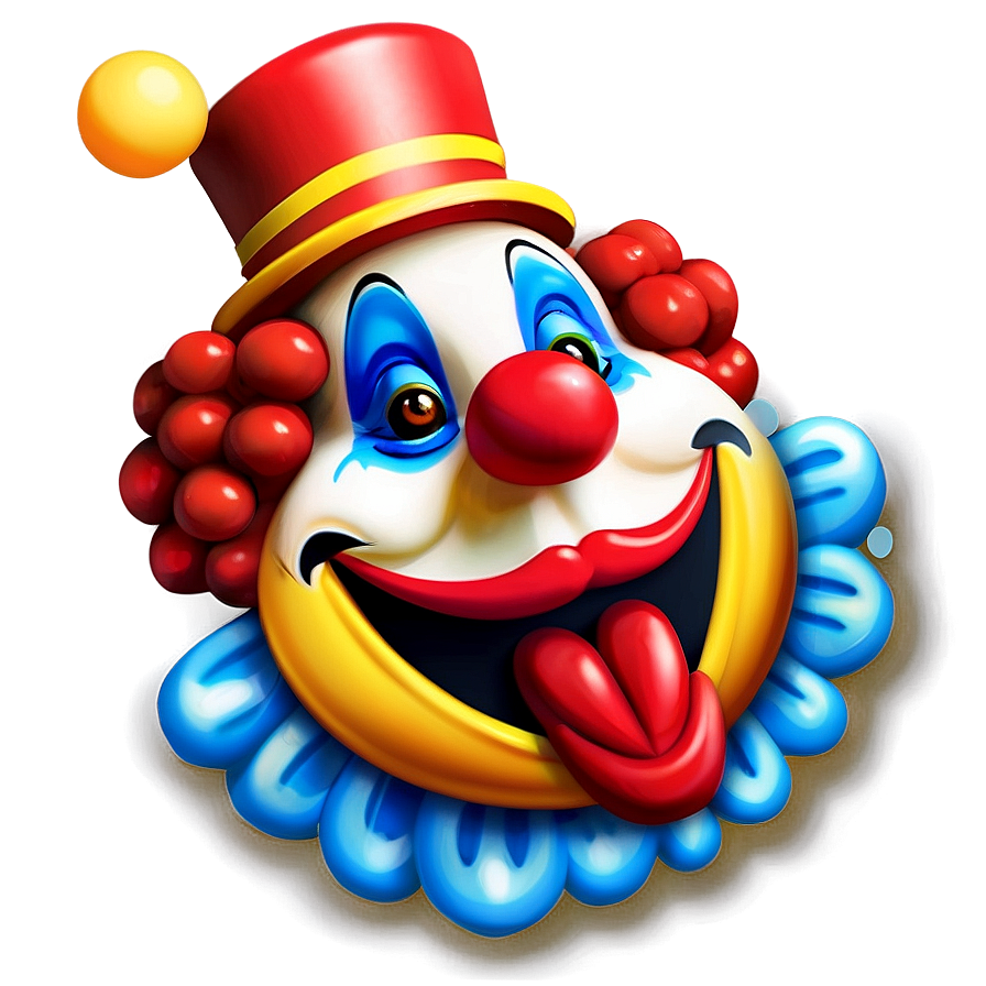 Funny Clown Emoji PNG  pdr21 PNG with transparent background