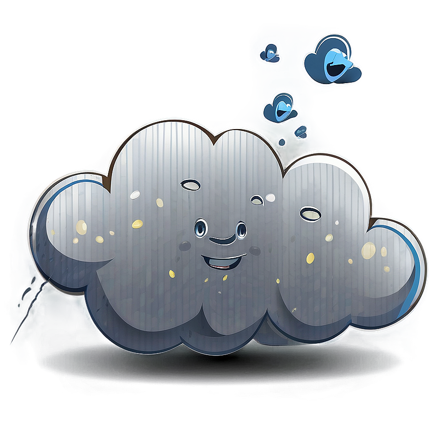 Funny Fart Cloud Illustration Png Dmd7