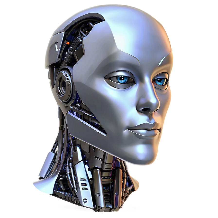 Futurist Robot Head Png Ldv70