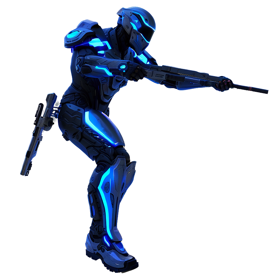 Futuristic Action Warrior PNG xhn38 PNG with transparent background