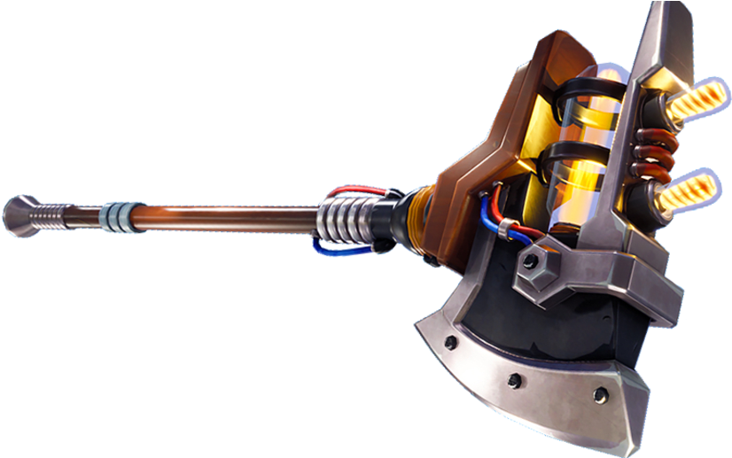 Futuristic Axe Weapon Design