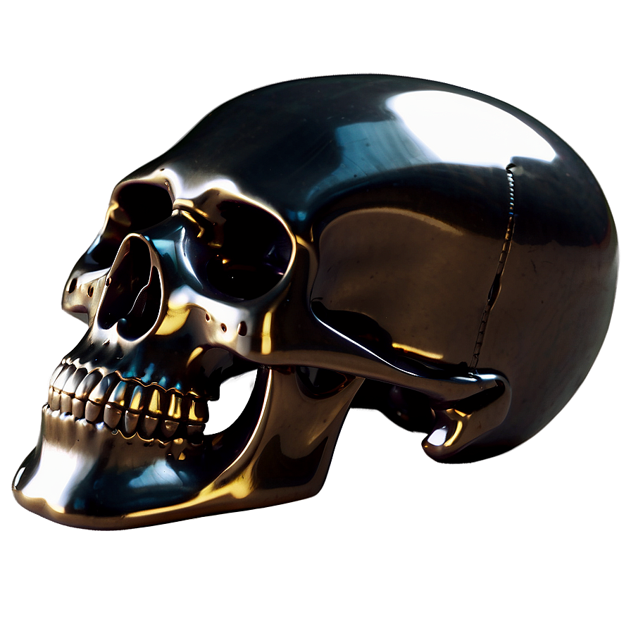 Futuristic Black Skull Png Jvi87