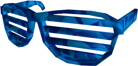 Blue Sparkle Time Shutter Shades - Goggles, HD Png Download PNG with transparent background