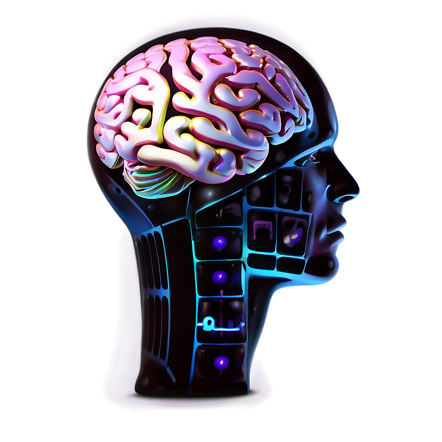 Futuristic Brain Concept Png 04292024