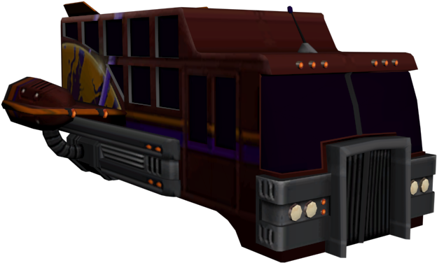 Futuristic Bus Design PNG with transparent background