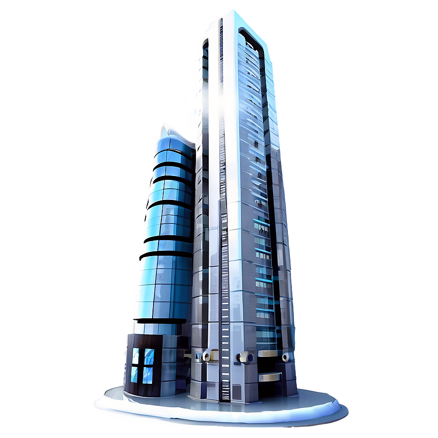 Futuristic City Building PNG ygt PNG with transparent background