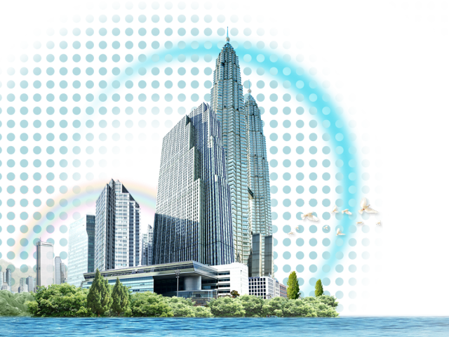 Transparent City Scape Clipart - Petronas Twin Towers Png, Png Download PNG with transparent background