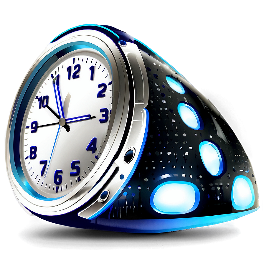 Futuristic Clock Clipart Png Cld39