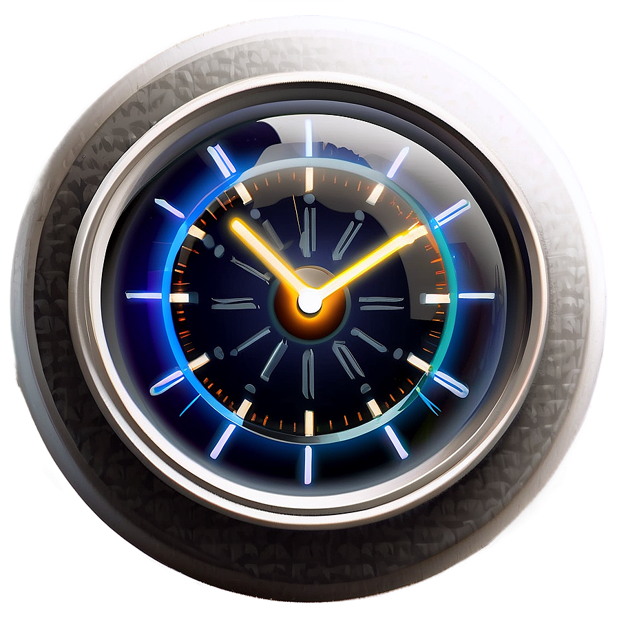 Futuristic Clock Clipart Png Man