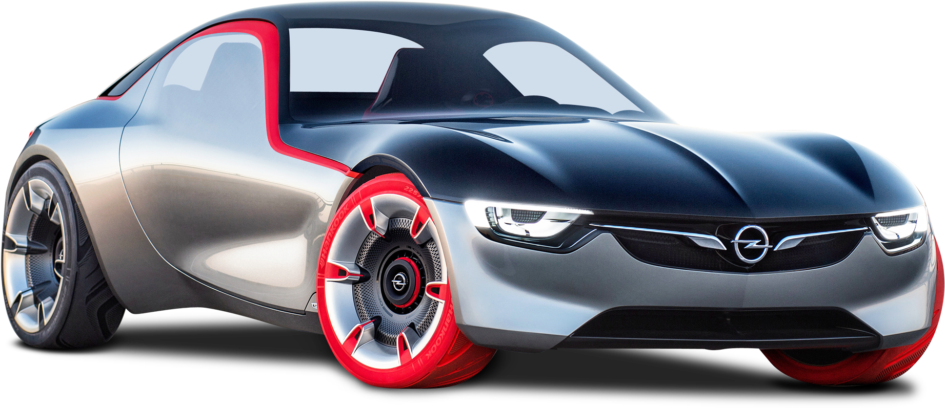 Futuristic Concept Sports Car PNG with transparent background