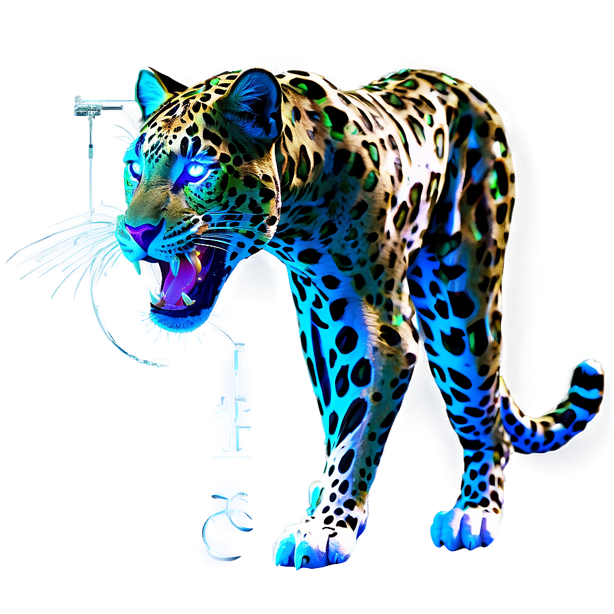 Futuristic Cyber Leopard Png 26