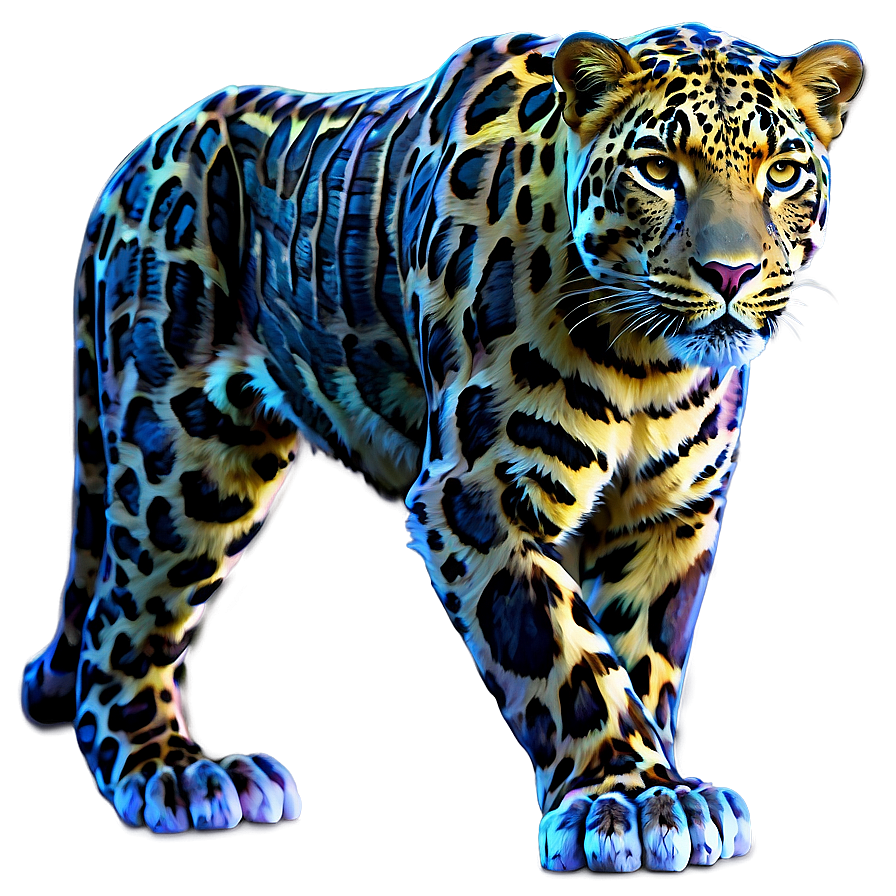 Futuristic Cyber Leopard Png 46