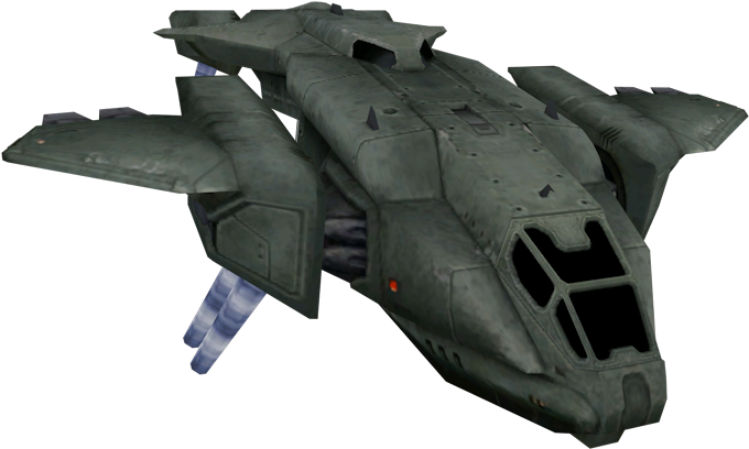 Futuristic Dropship Design