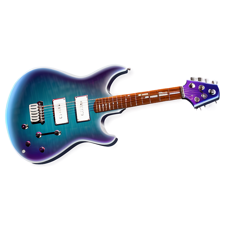 Futuristic Electric Guitar Png 05252024