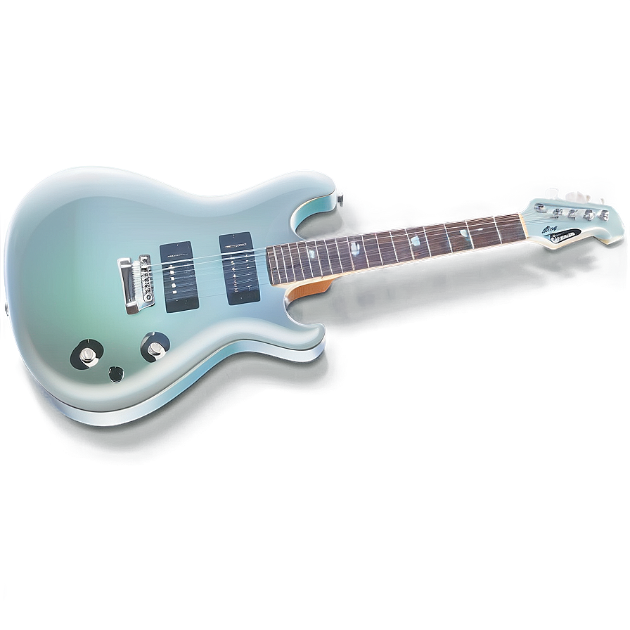 Futuristic Electric Guitar Png Pqr