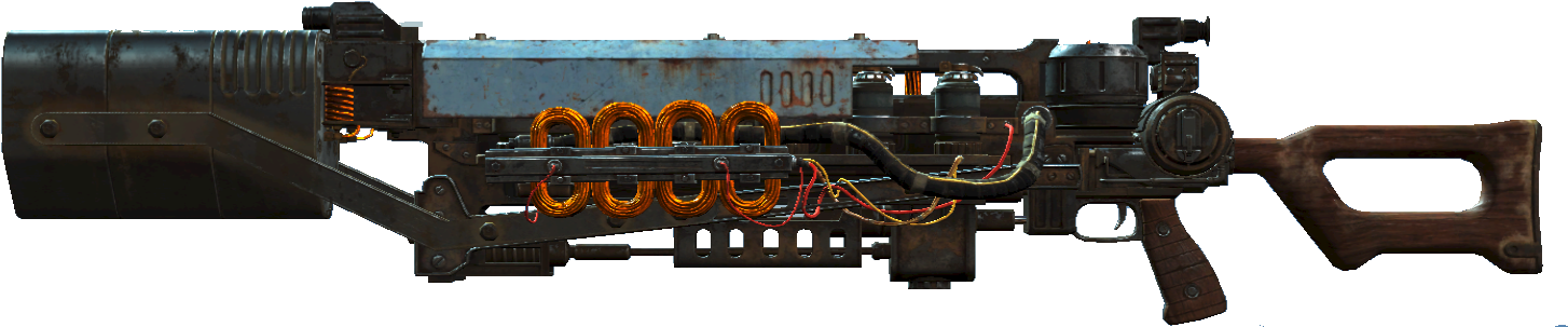 The Last Minute - Shielded Gauss Rifle Fallout 4, HD Png Download PNG with transparent background