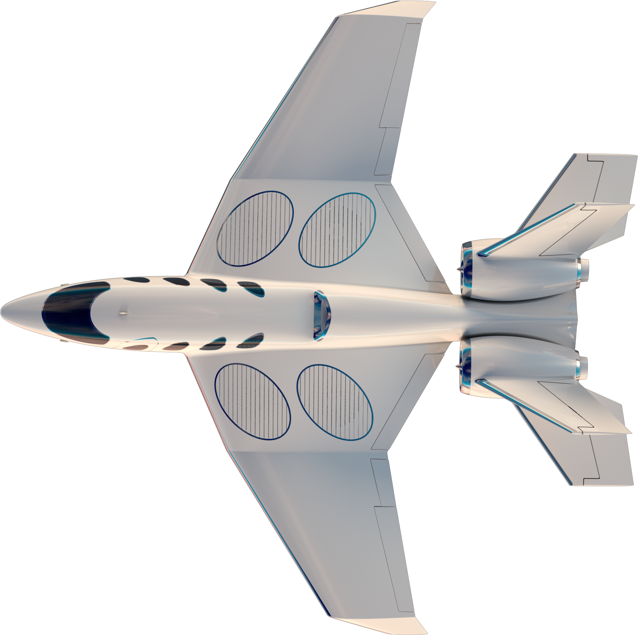 Futuristic Jet Fighter Concept