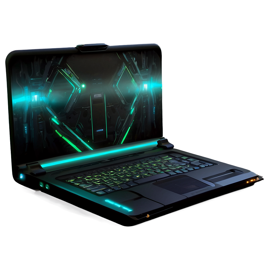 Futuristic Laptop Draft Png 05032024