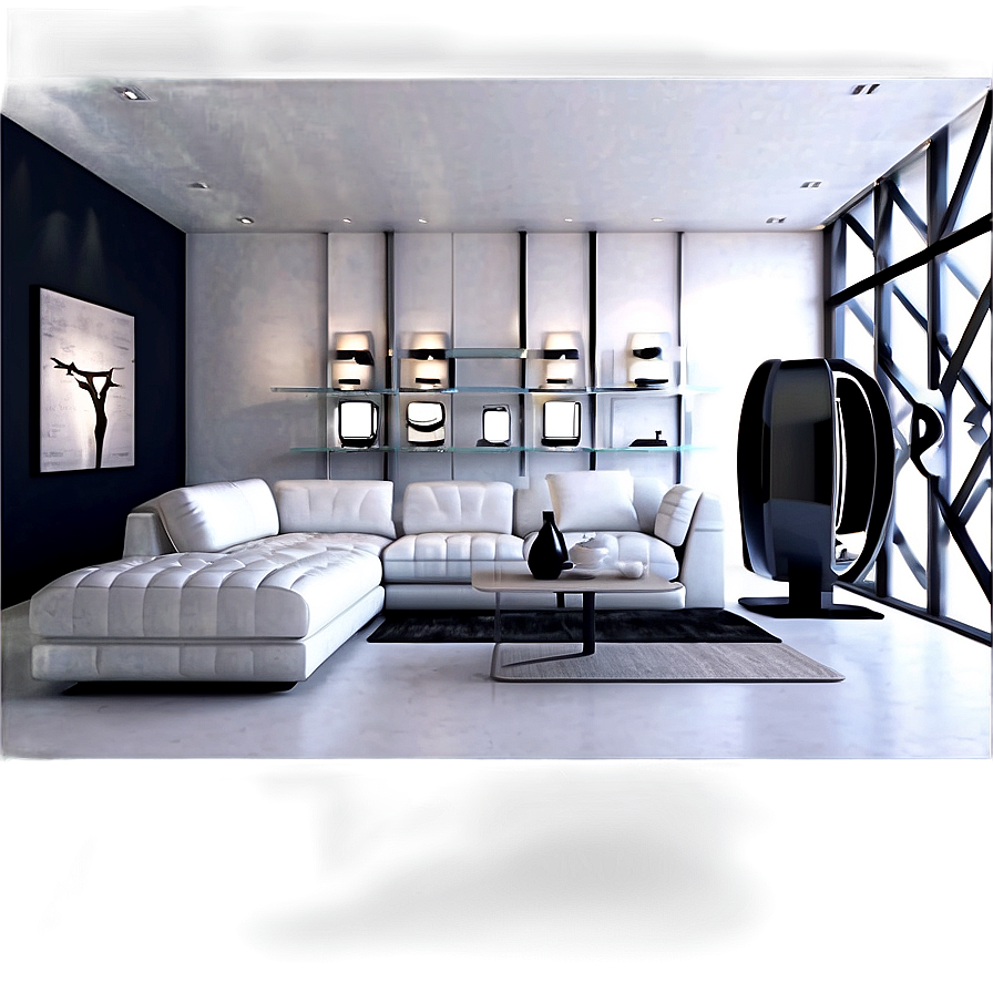 Futuristic Living Room Concept Png 43