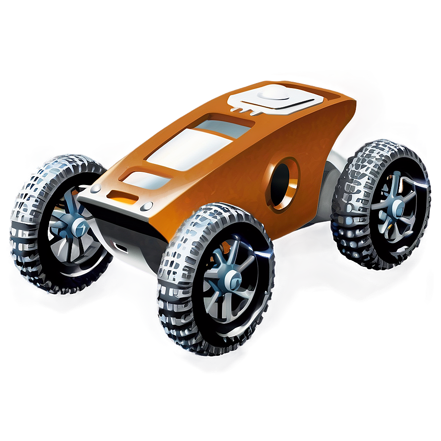 Futuristic Mars Rover Buggy Png Qvt