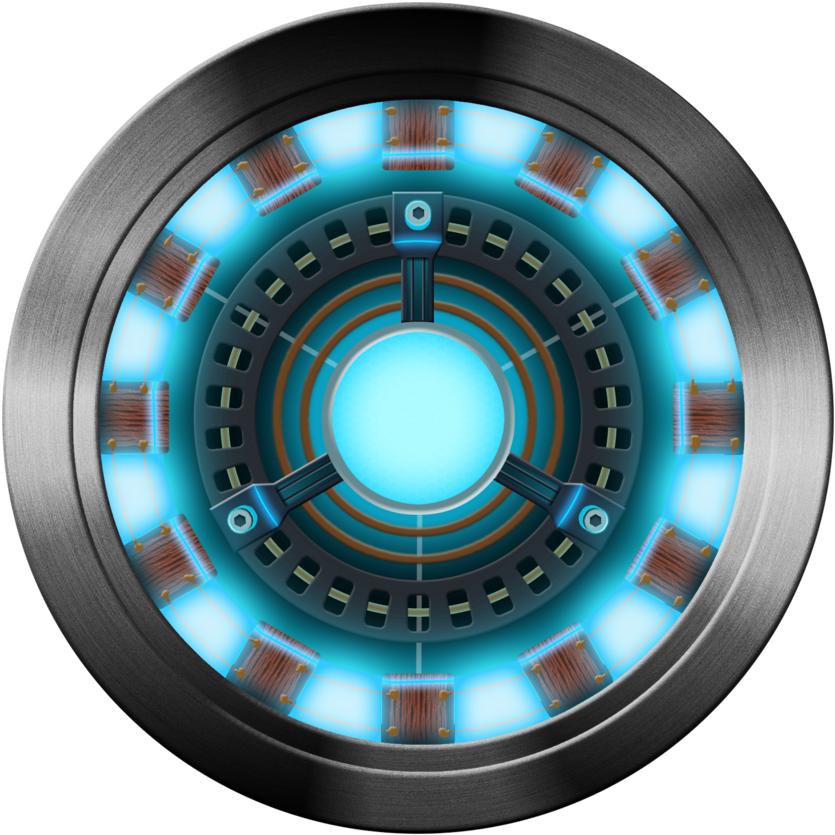 Iron Man Reacteur Ark - Arc Reactor Iron Man Png, Transparent Png PNG with transparent background