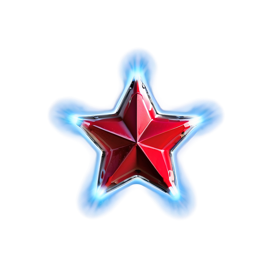 Futuristic Red Star Png Cnu25