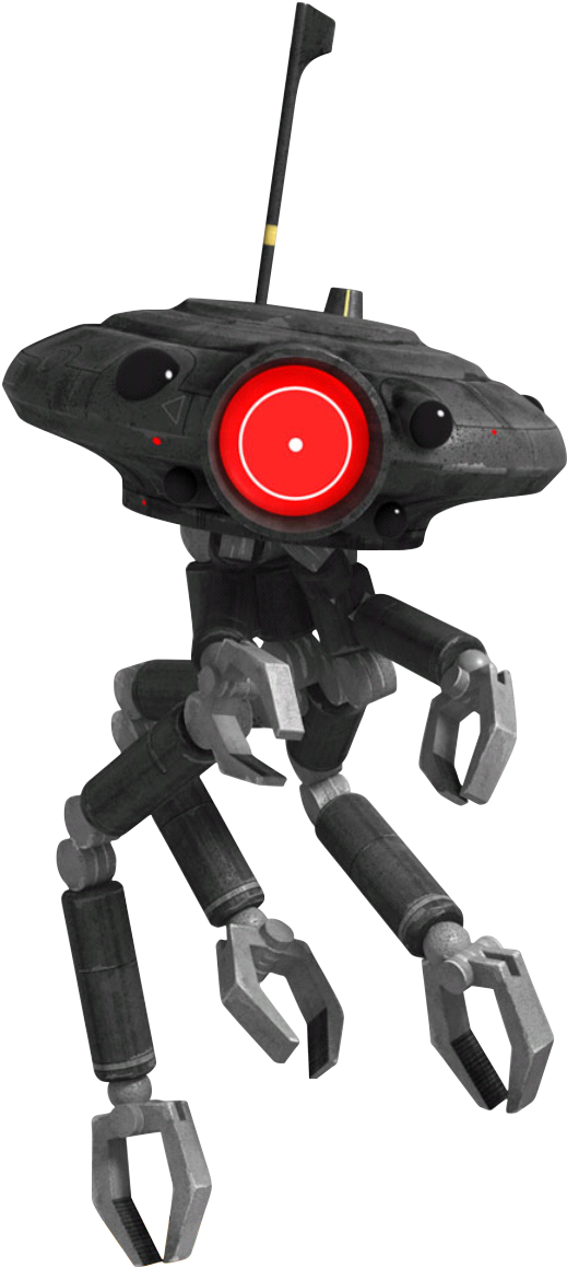 Futuristic Robot Sentry Droid