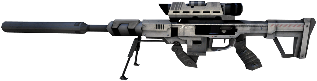 Futuristic Sniper Rifle Design