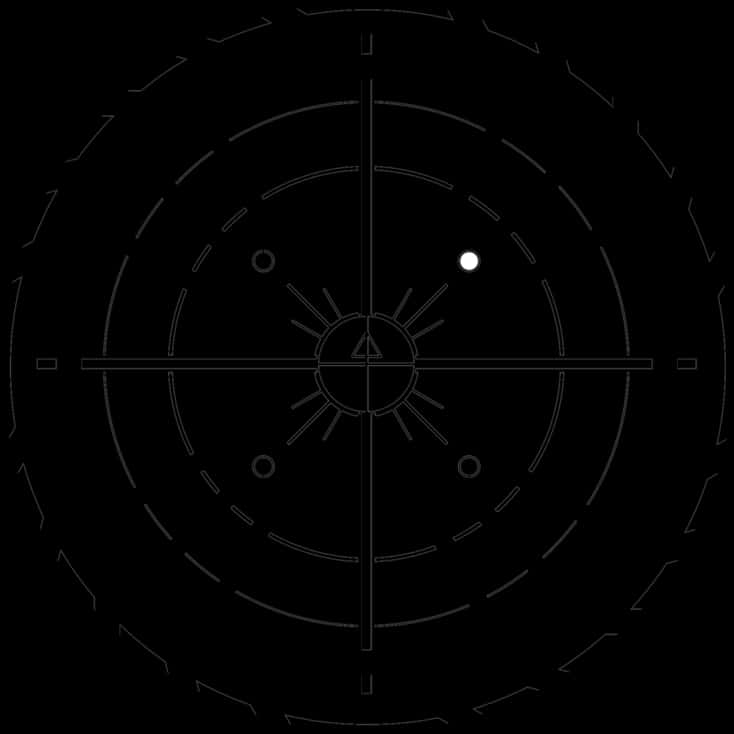 Futuristic Sniper Scope Crosshair