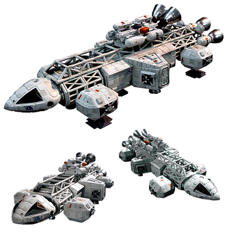 Futuristic_ Spacecraft_ Concept_ Art PNG with transparent background