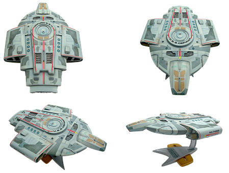 Futuristic Spacecraft Designs PNG with transparent background