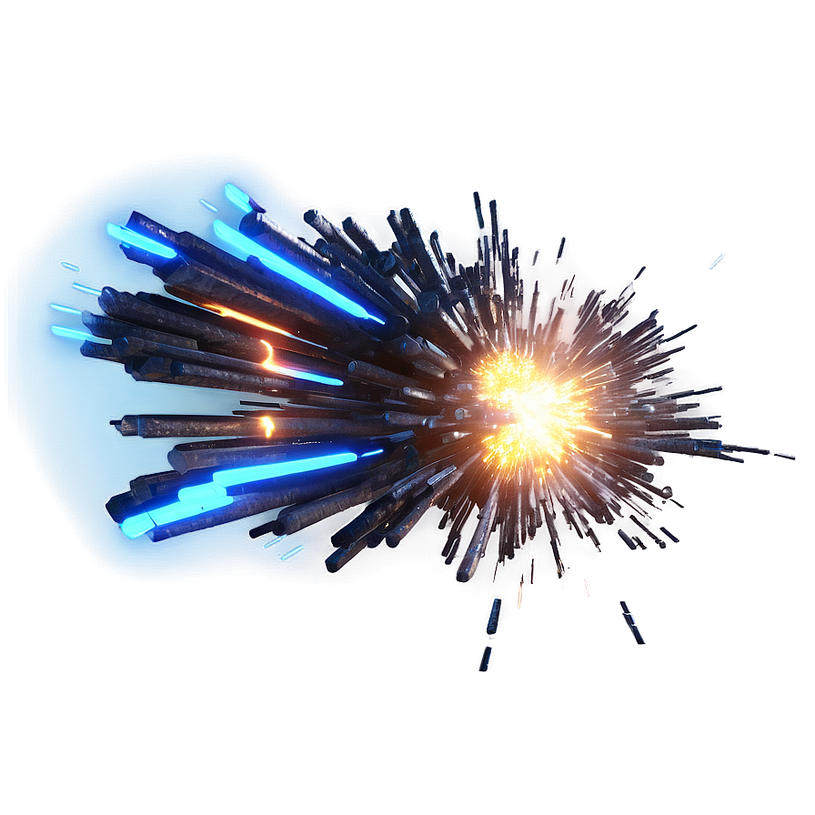 Futuristic Tech Explosion Png 24