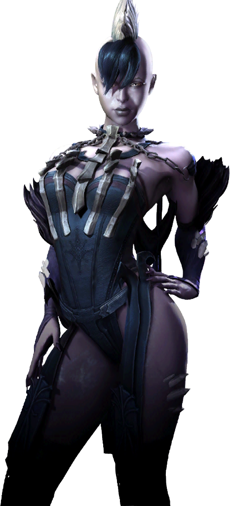 Futuristic Warrior Woman.png