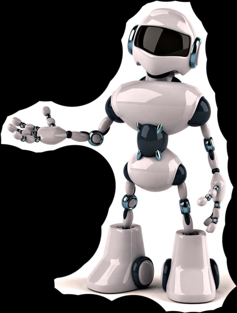 Futuristic White Robot