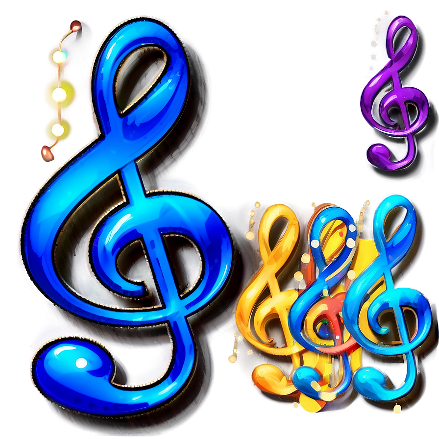 G Clef Decoration Png Kid55