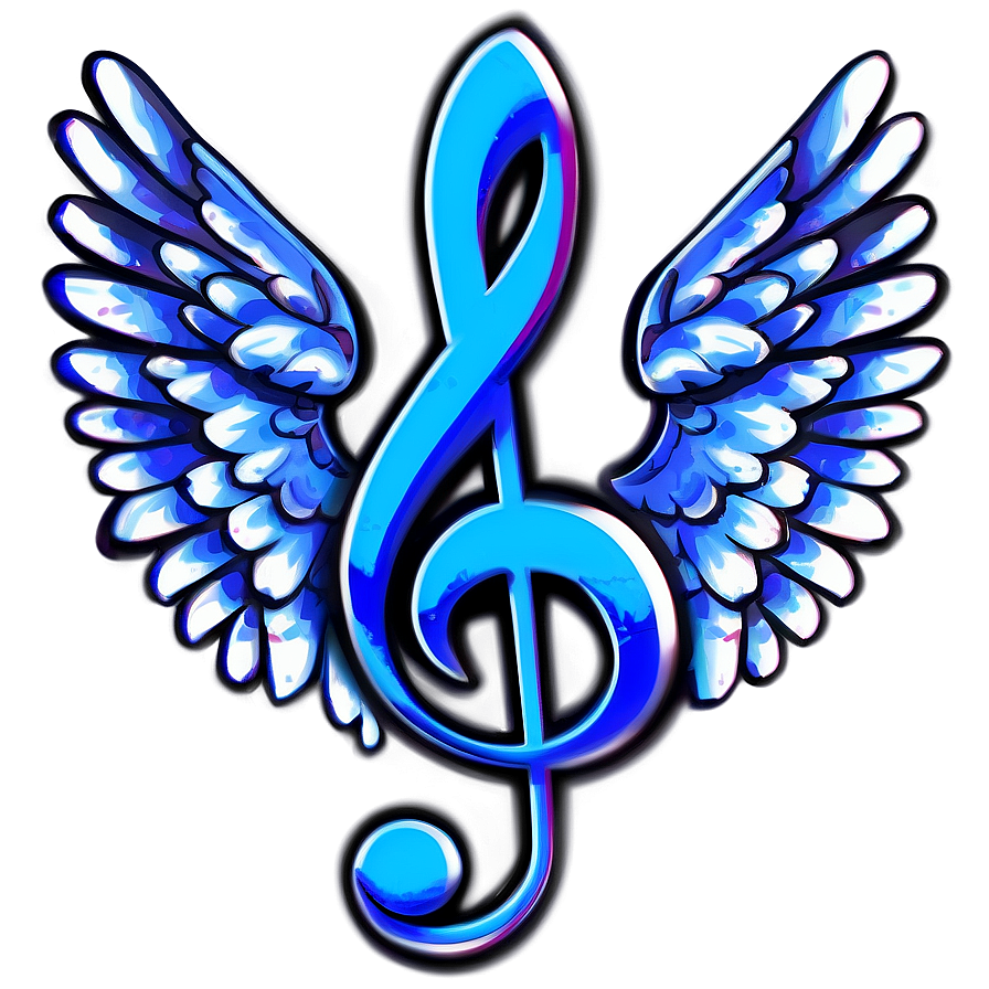 G Clef With Wings Png 06272024