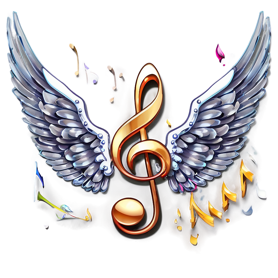 G Clef With Wings Png 48