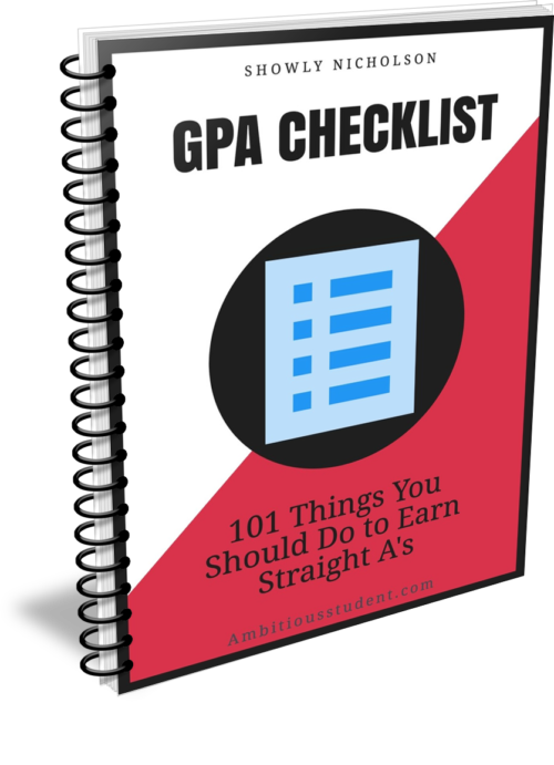 G P A Checklist Spiral Notebook