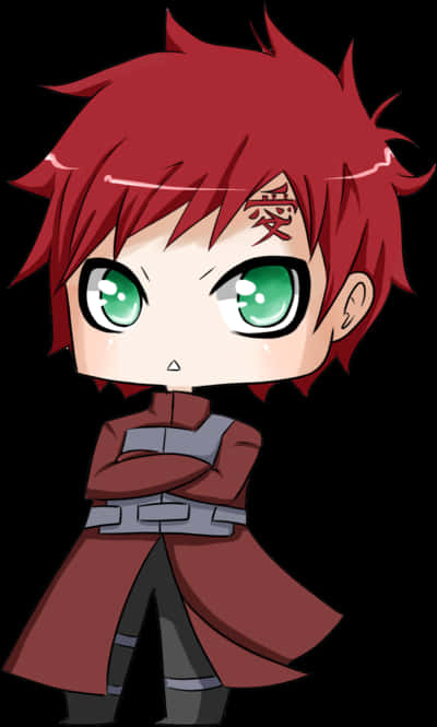 Gaara <3 - Gaara Chibi, HD Png Download PNG with transparent background