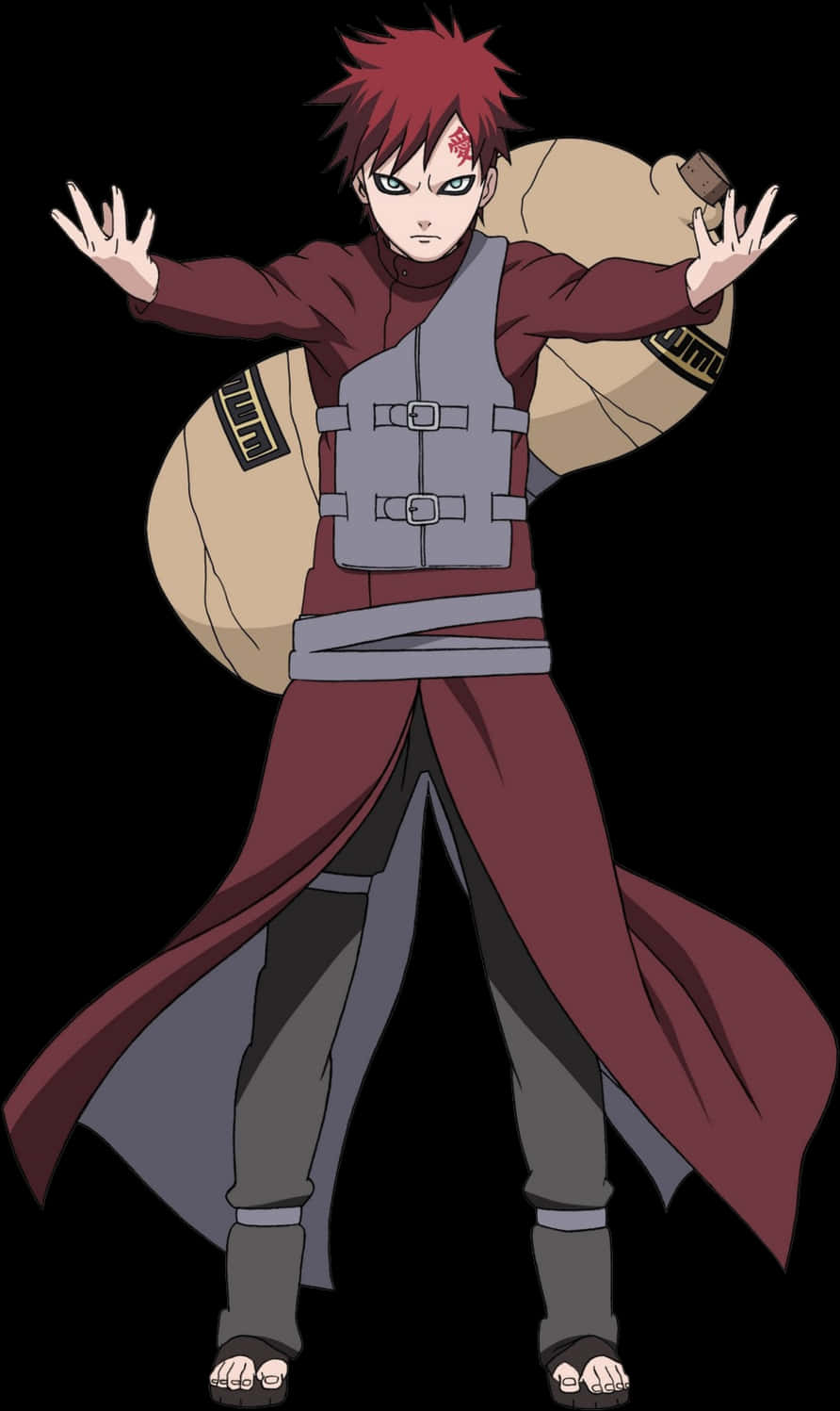 Gaara Png Ii By Hidan Sama1408-d398t6t - Gaara Png, Transparent Png PNG with transparent background