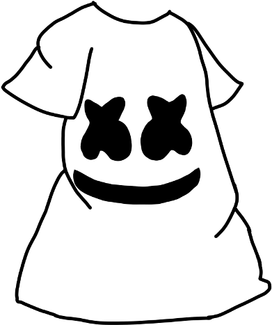 Gacha Gachalife White Black Marshmello Freetoedit - Gacha Life Marshmellow Edit, HD Png Download PNG with transparent background