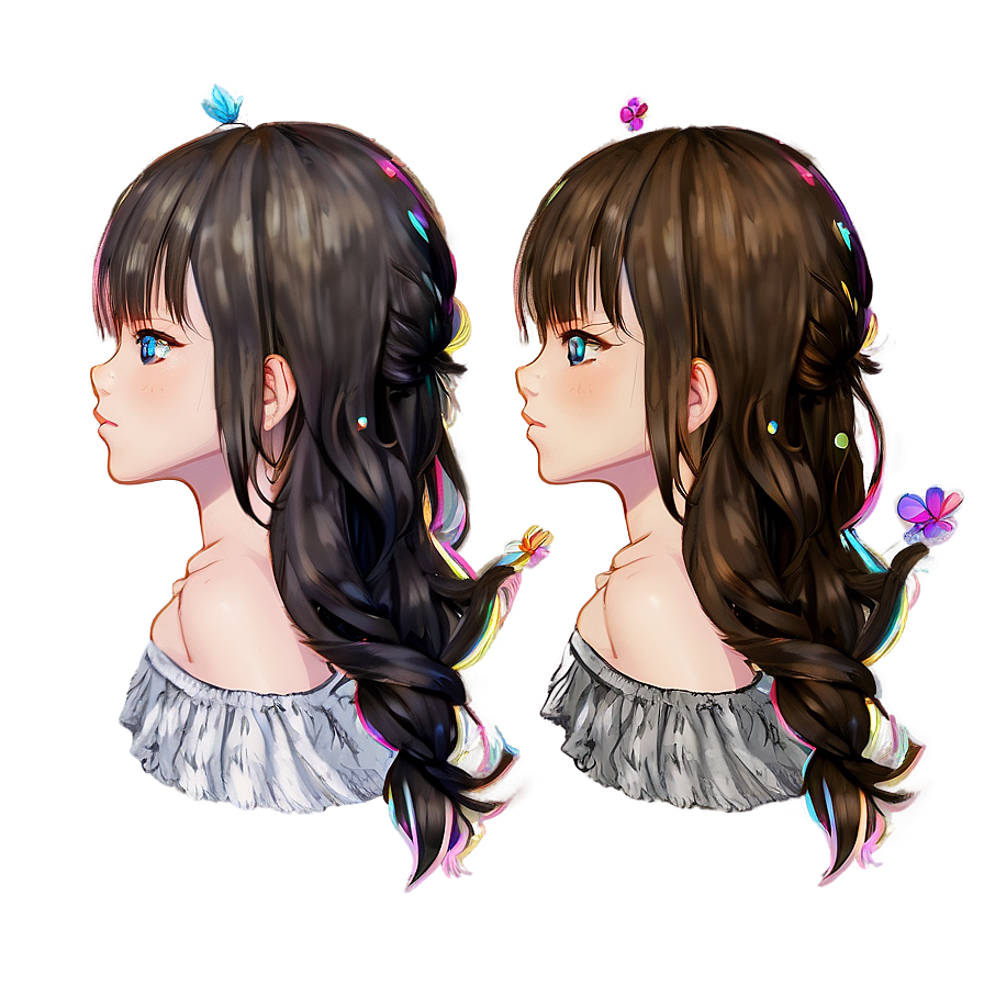 Gacha Hair Ideas Png 8