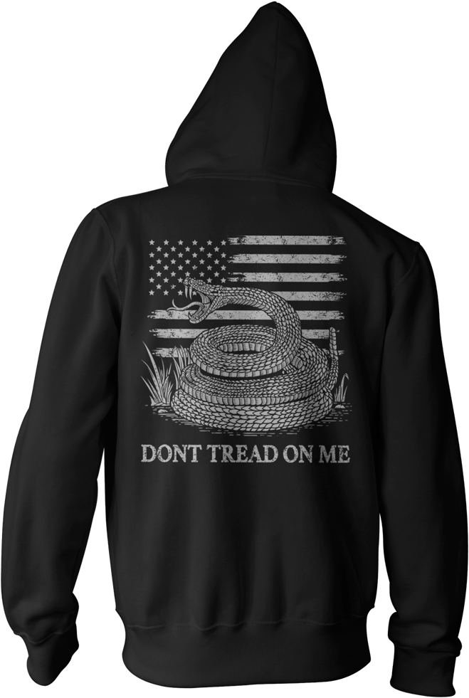 Gadsden Flag Hoodie Design