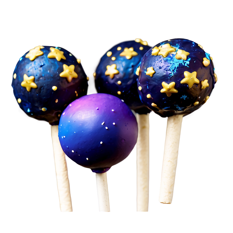 Galaxy Cake Pop Png 06212024