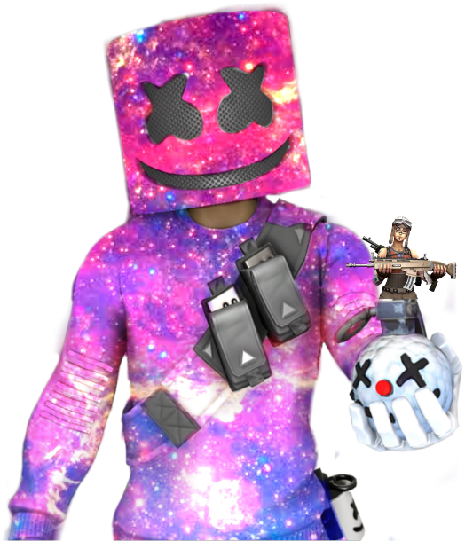 #galaxy #fortnite #marshmello - Png Images Galaxy Fortnite, Transparent Png PNG with transparent background