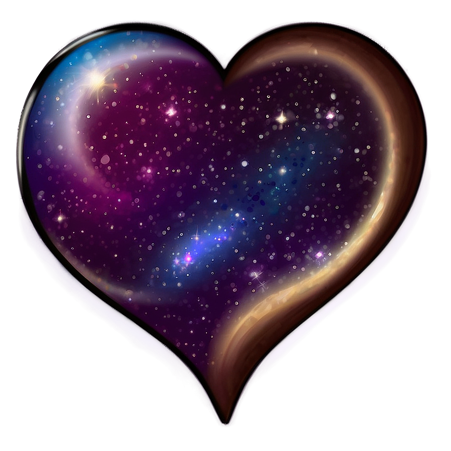 Galaxy Heart Vector Png 35