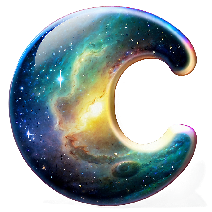 Galaxy Letter C Png Tce38