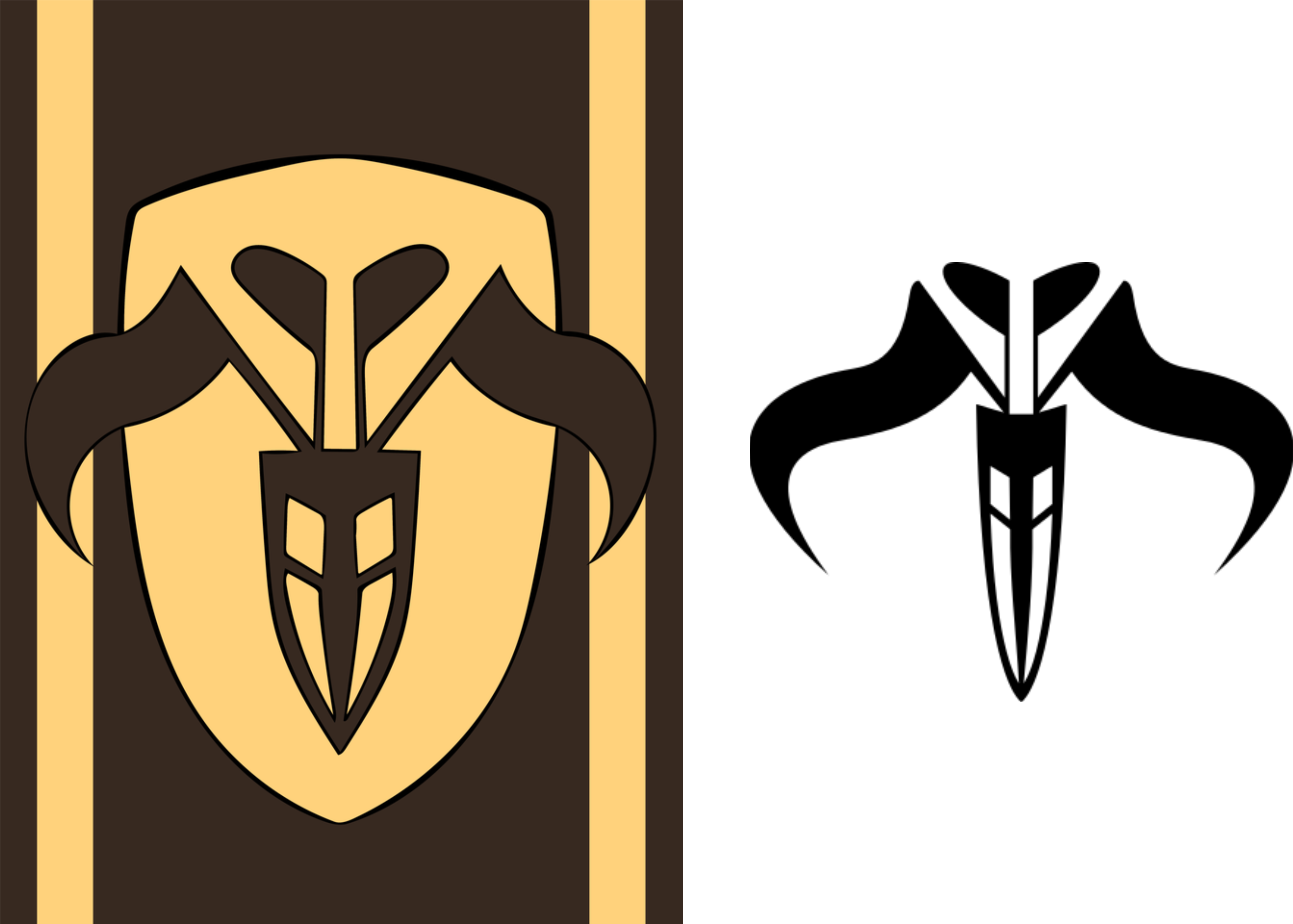 Galaxy's Edge Mandalorian Crest, HD Png Download PNG with transparent background