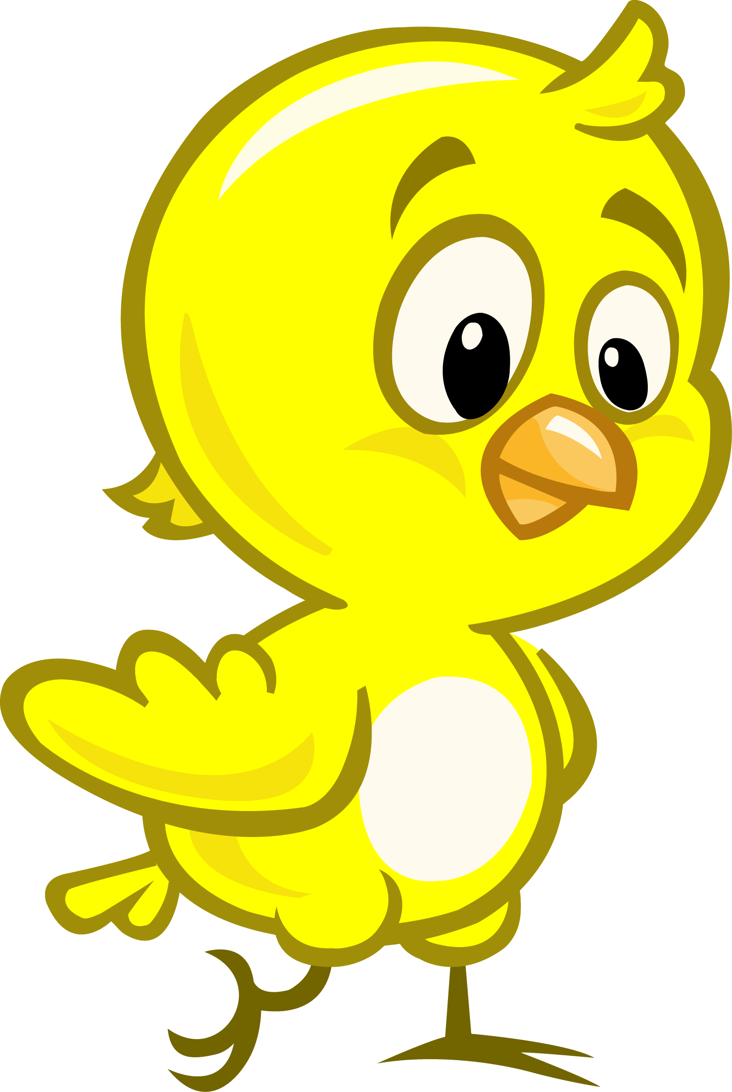 Galinha Pintadinha Animated Chick Character