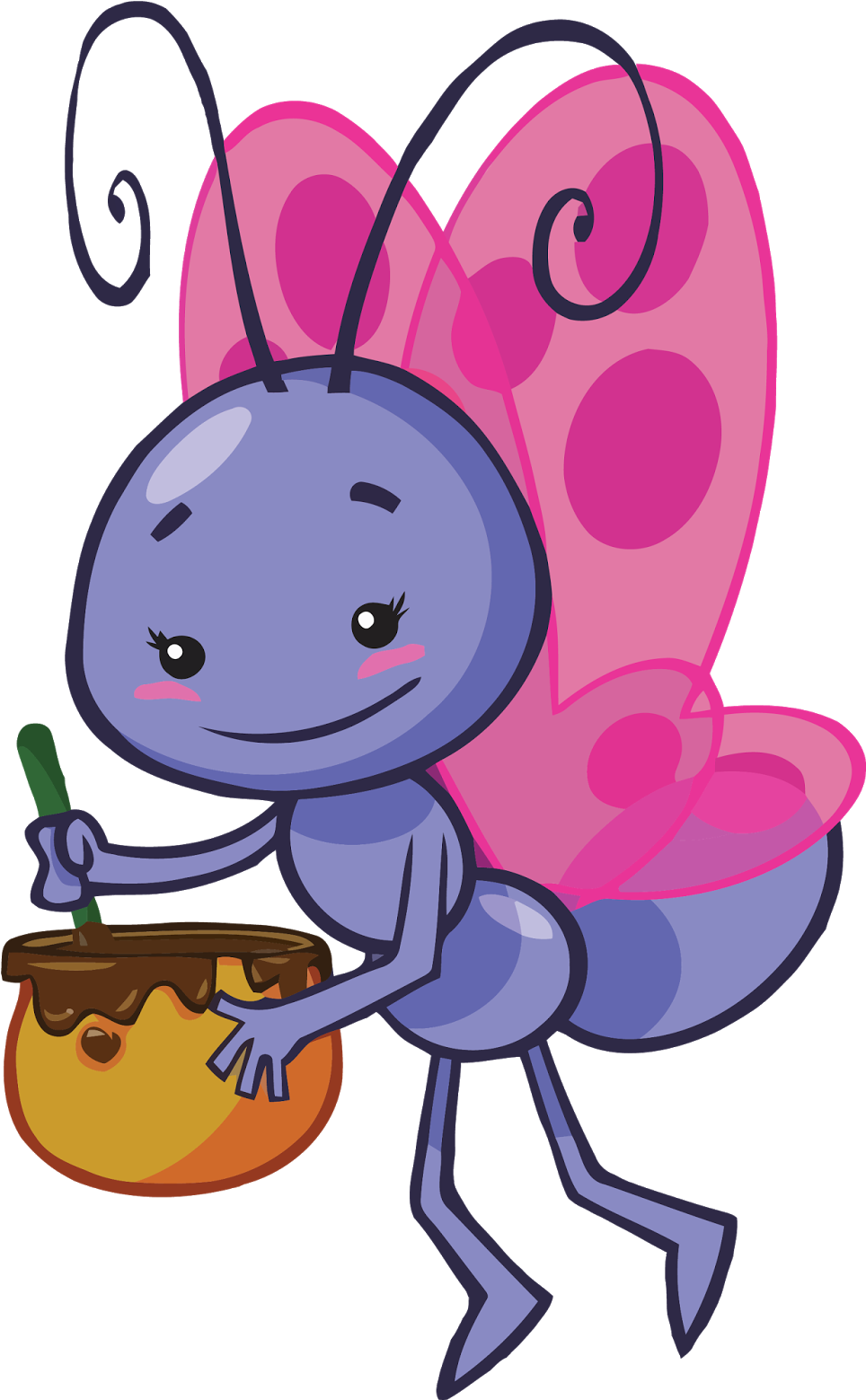 Galinha Pintadinha Butterfly Character